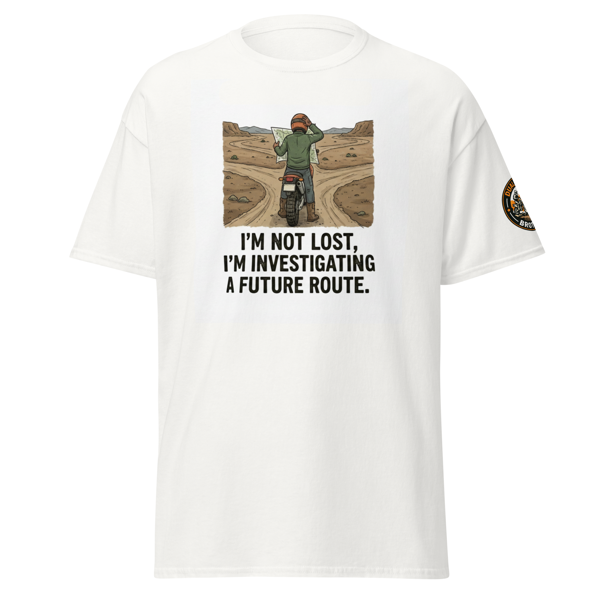 I'm not lost, I'm investing a future route.